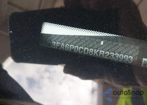 2019 Ford Fusion Sel z USA, uszkodzony, nr VIN 3FA6P0CD8KR233993